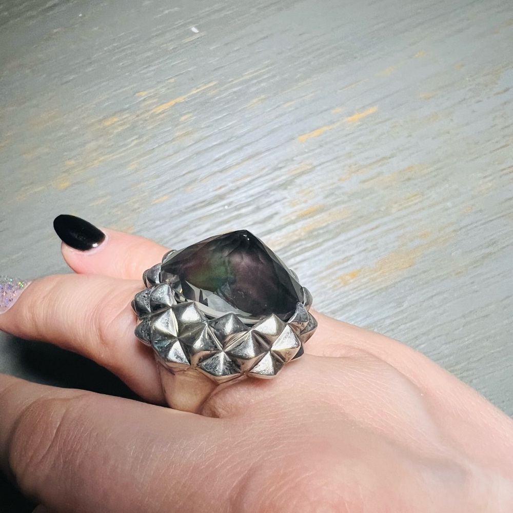 Elegant Silver Statement Ring Stephen Webster - Picture 3 of 7